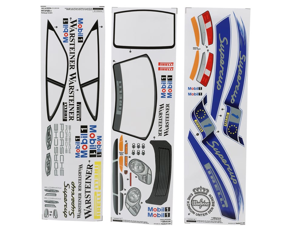 HPI 1/10 Porsche 911 Polycarbonate Touring Car Body (Clear) (200mm