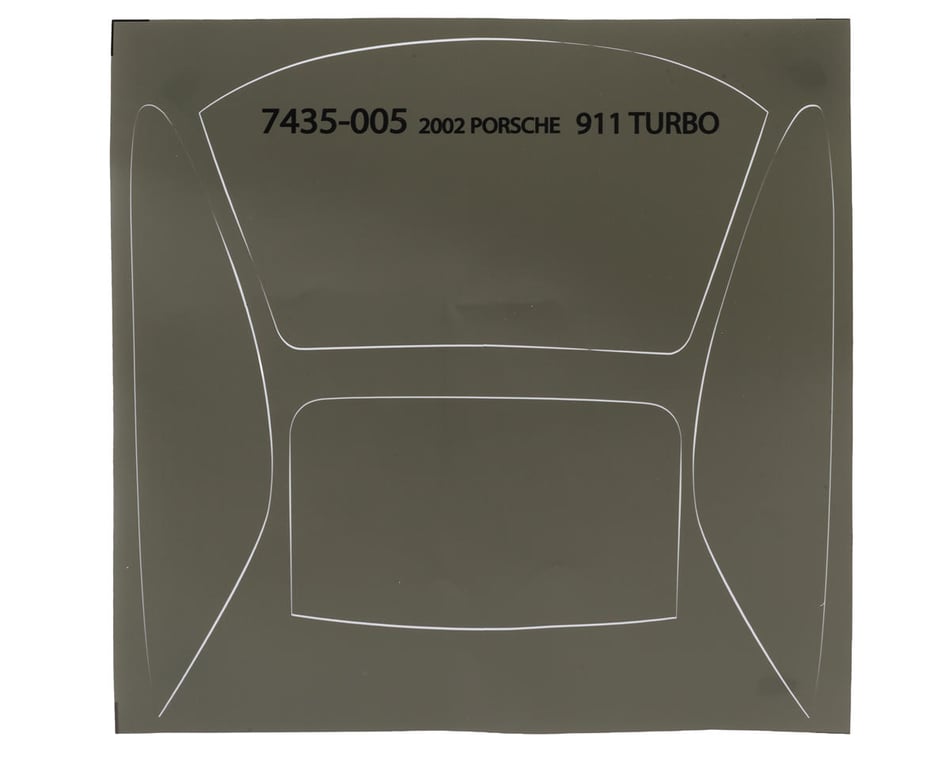 HPI 1/10 Porsche 911 Turbo Polycarbonate Touring Car Body (Clear