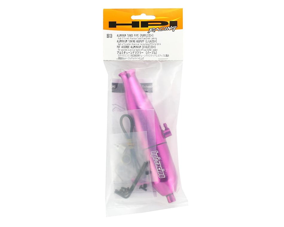 HPI Aluminum Tuned Pipe (Purple) (Savage/Savage X) [HPI86139