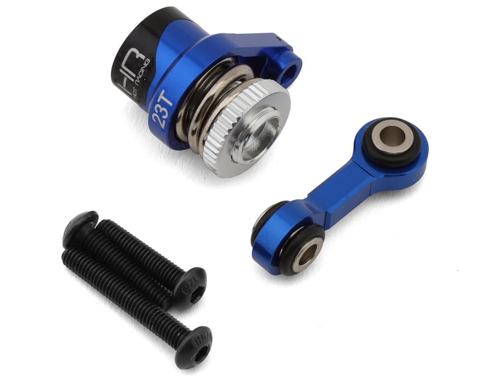 Hot Racing Aluminum Servo Saver for Traxxas® Mini Maxx® (Blue