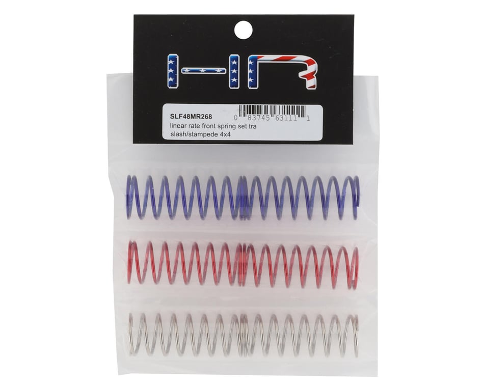 Hot Racing Linear Rate Front Spring Set for Traxxas Slash/Stampede