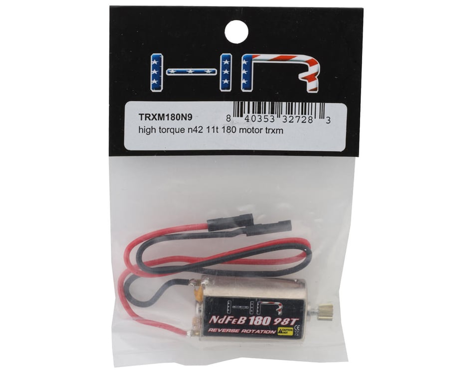 Hot Racing 180 High Torque N42 Brushed Motor for Traxxas TRX-4M