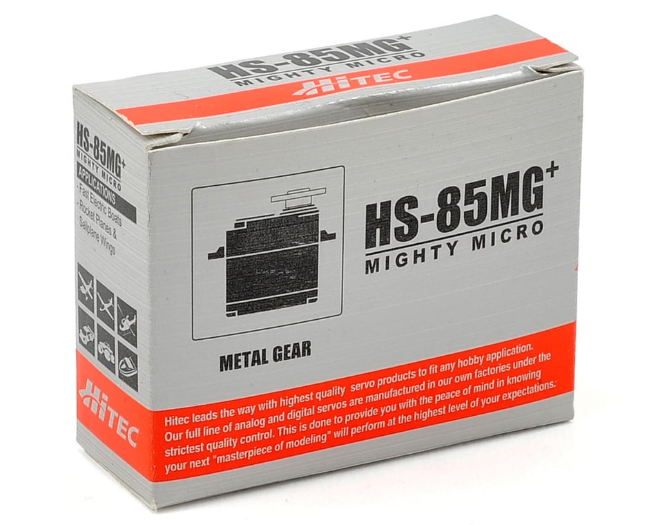Hitec HS-85MG RC Airplane Metal Gear Micro Servo HS85MG 85MG 85 Two Pack 