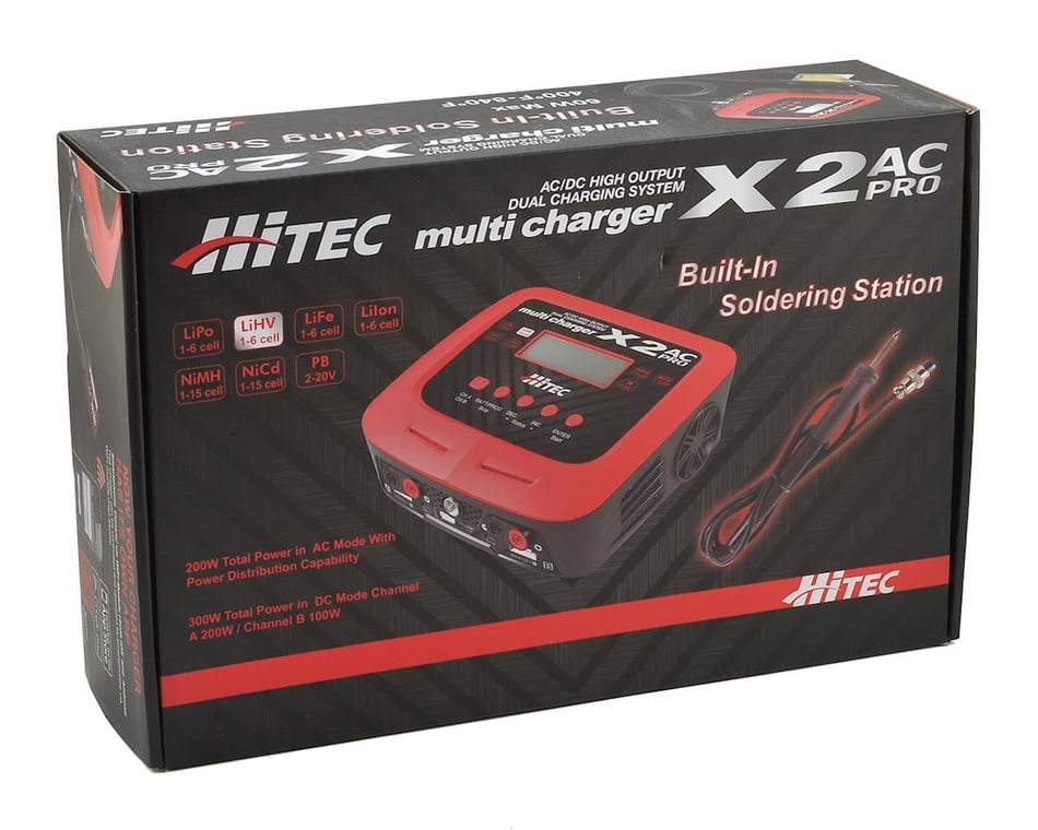 Hitec X2 AC Pro AC/DC Multi-Charger [HRC44238] - HobbyTown