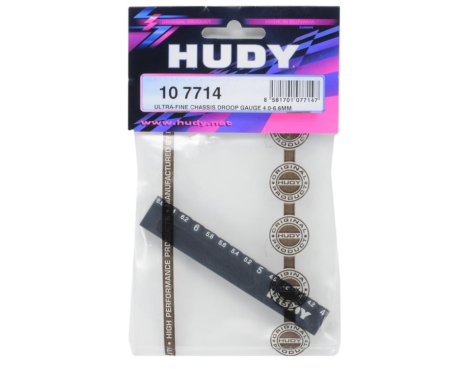Hudy Ultra Fine Chassis Droop Gauge (4.0-6.6mm) [HUD107714