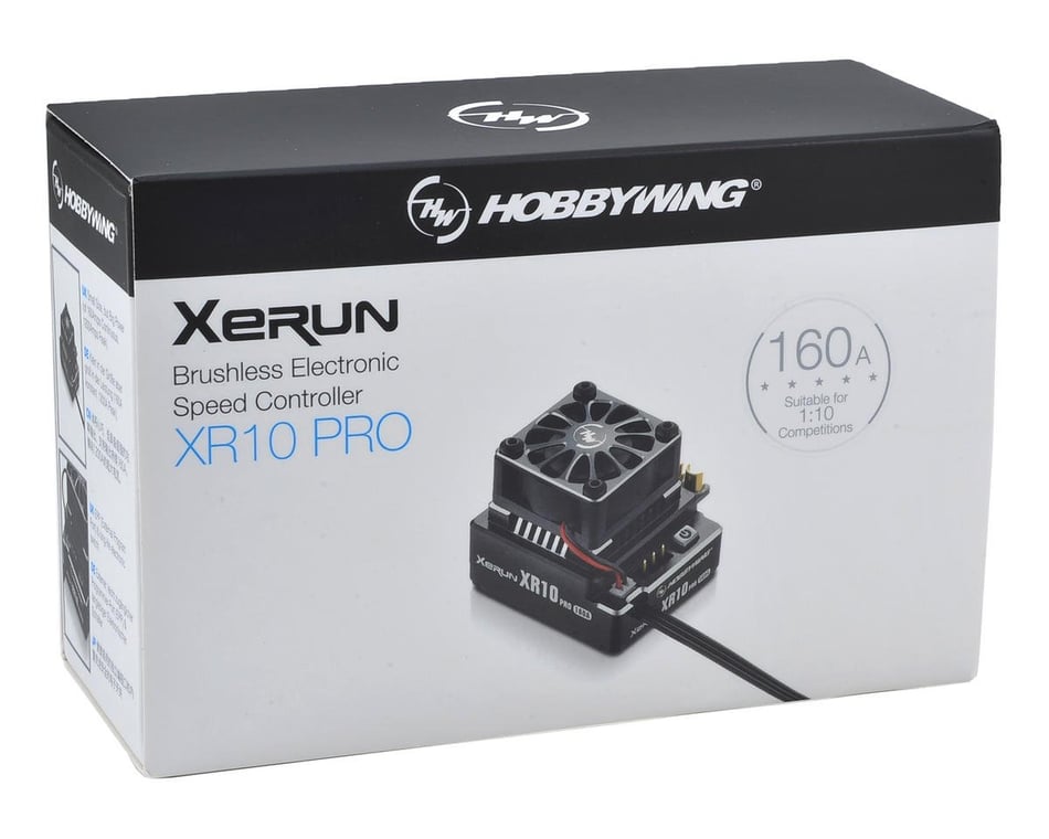 Hobbywing Xerun XR10 Pro 160A Sensored Brushless ESC (Black)