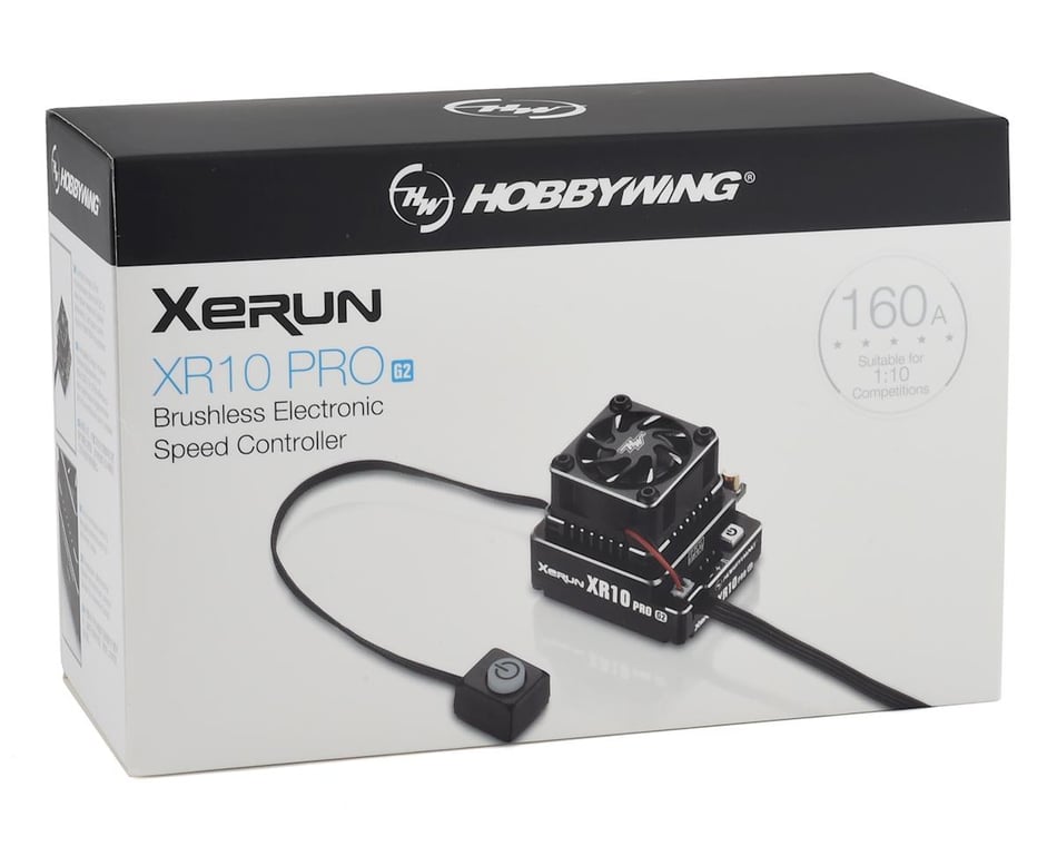 Hobbywing Xerun XR10 Pro G2 160A Sensored Brushless ESC (Stealth)