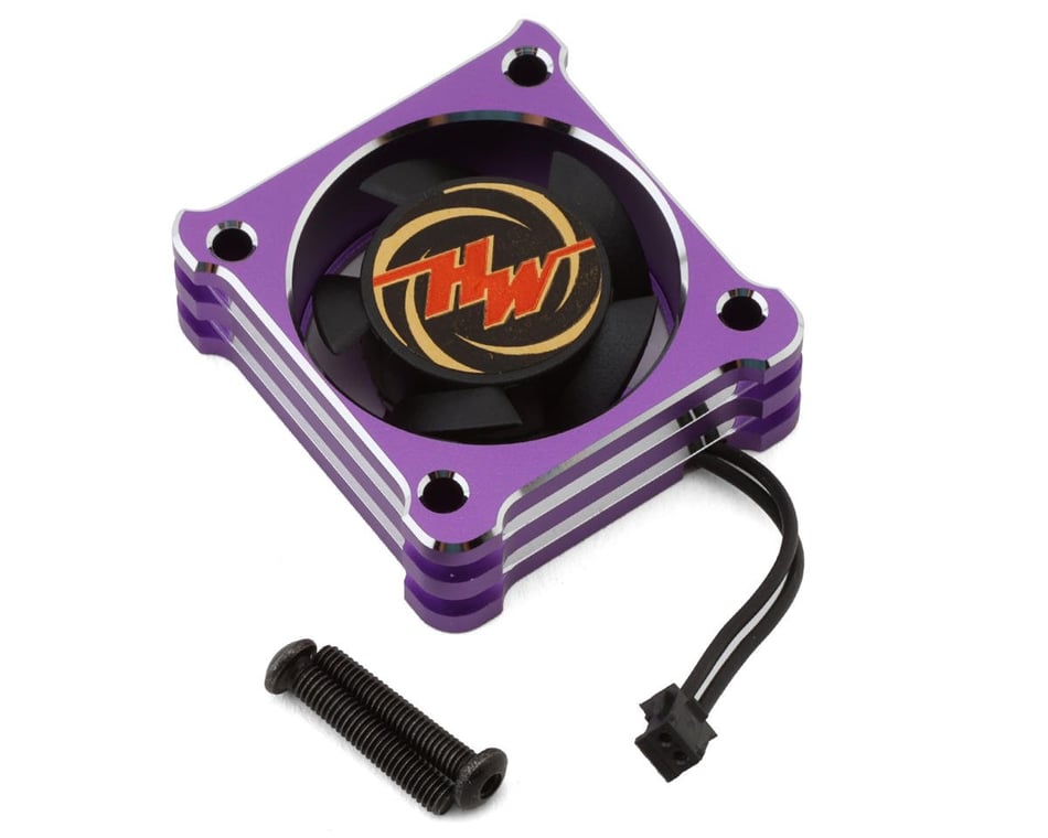 Hobbywing XD10 3010BH Aluminum Cooling Fan (Purple) [HWA30860106