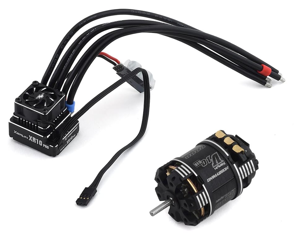 Hobbywing XR10 Pro Sensored Brushless ESC/V10 G3 Motor Combo for 1/10 Off-Road top 13.5T Class Competition