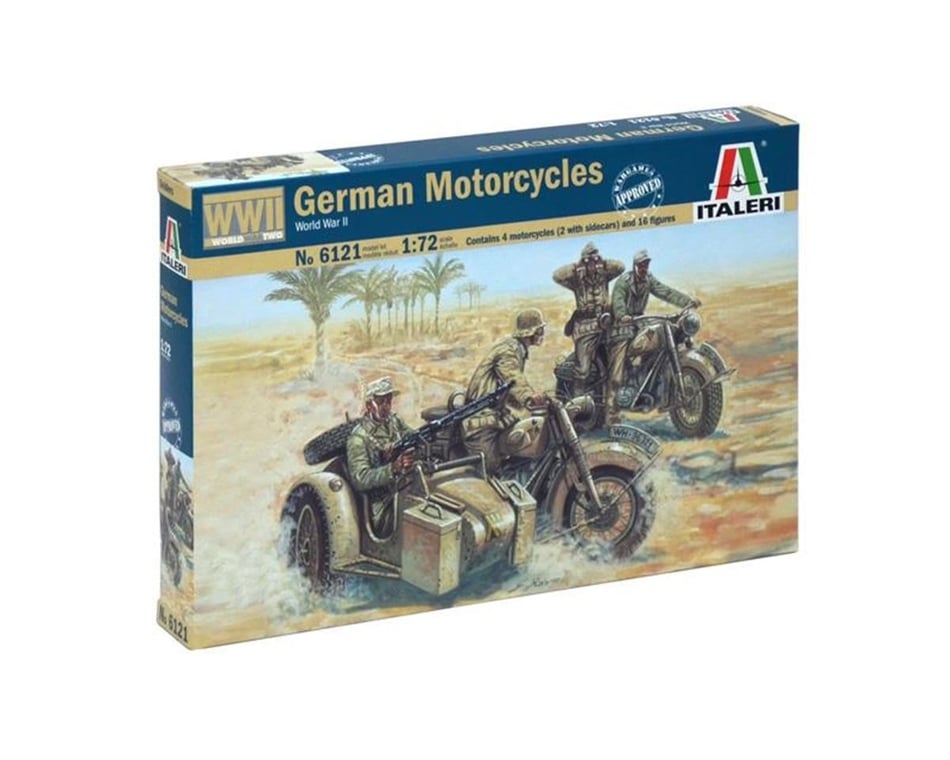 Italeri Models 1/72 Wwii German Motorcycle [ITA6121] - HobbyTown