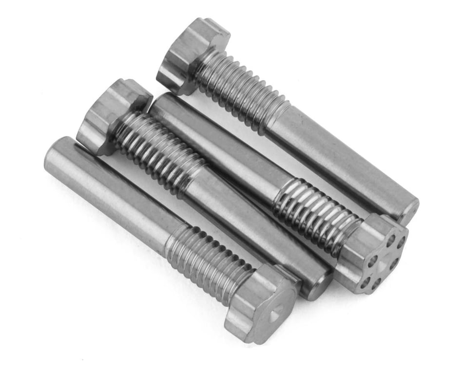 J&T Bearing Co. Premium HB Titanium Lower Shock Screw Set (4)