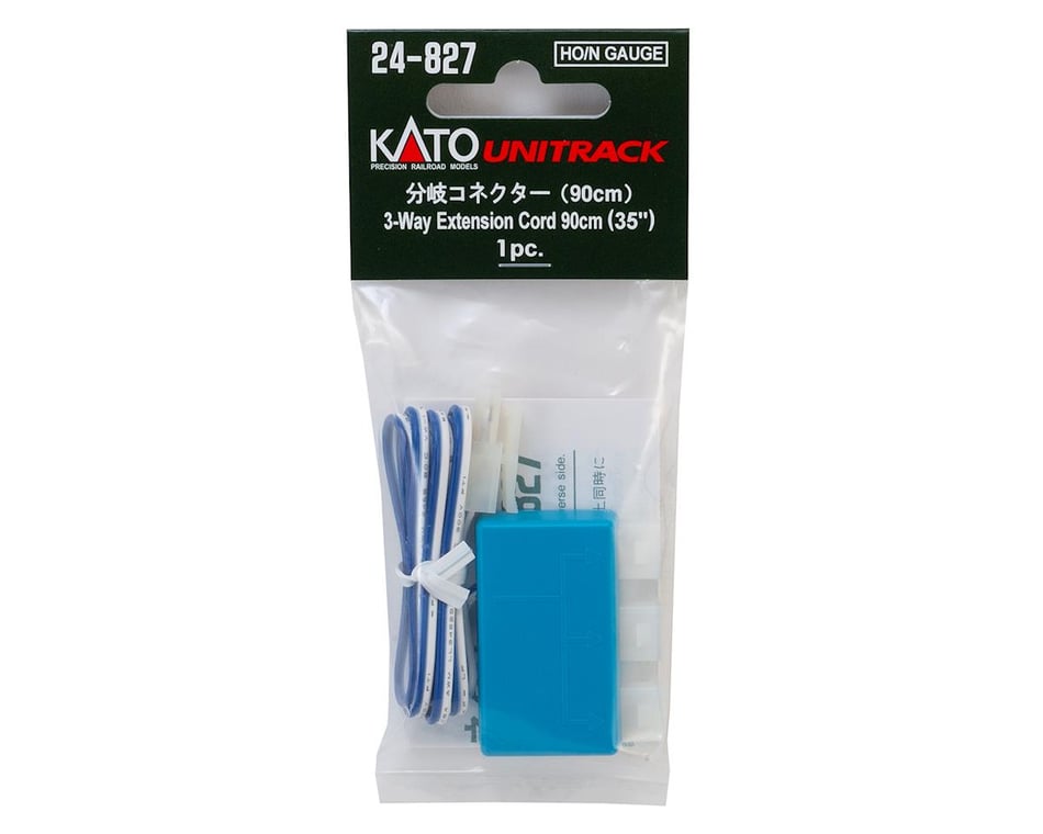 Kato 24-827 3 Way Power Extension Cable 90cm 
