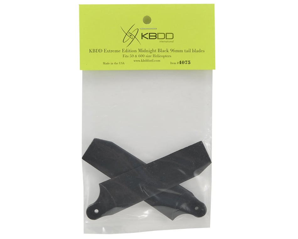 KBDD Extreme Edition Midnight Black 96mm Tail Blades 4075 for sale online
