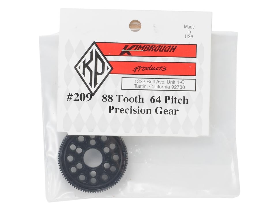 Kimbrough KIM209 88 Tooth 64 Pitch Precision Spur Gear 
