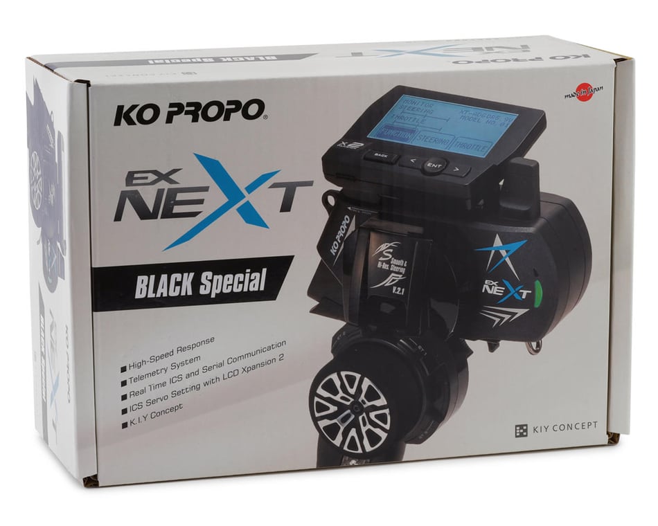 KO Propo EX-NEXT Black SP 2.4GHz Radio System w/KR-420XT Receiver (long)