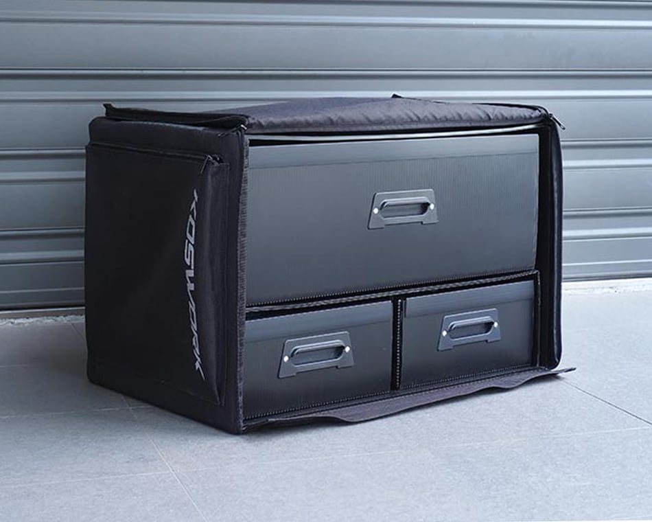 Koswork 1/8 3-Drawer Compact Buggy/On-Road Car Bag [KOS32222PP