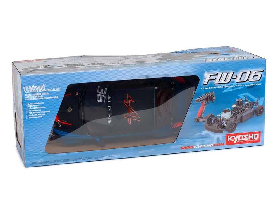 Kyosho FW06 GP Alpine GT4 ReadySet 1/10 Nitro Touring Car