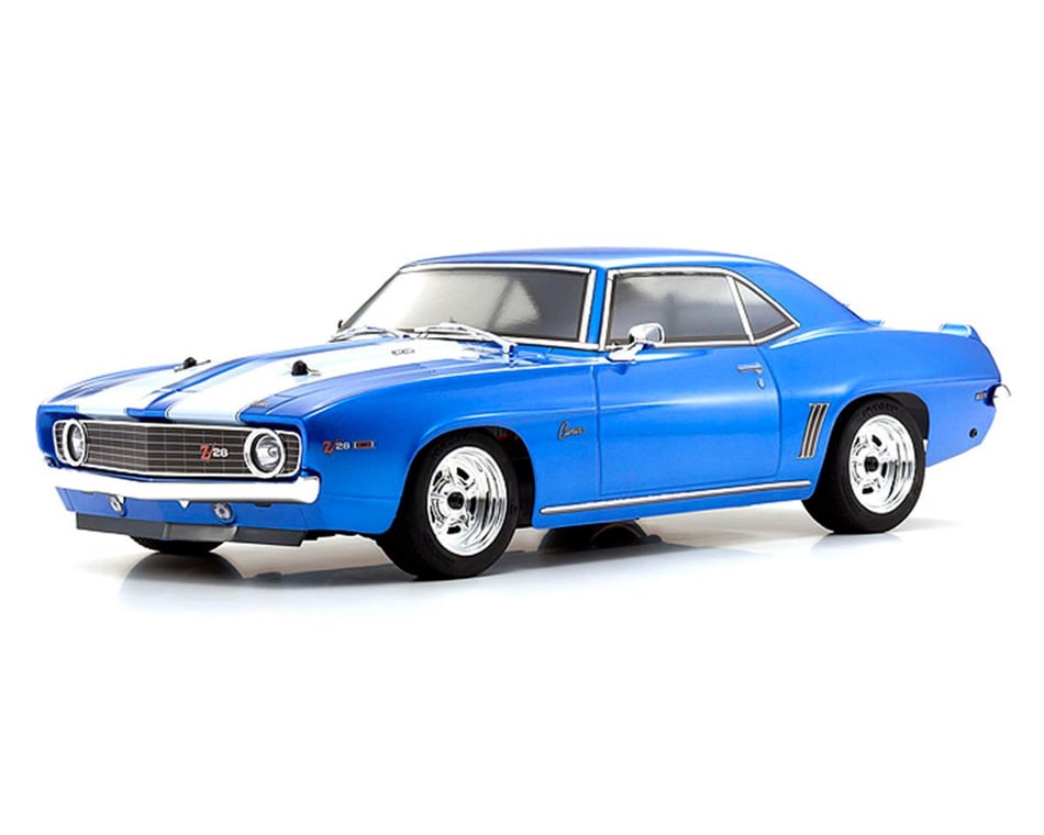 Kyosho Fazer Mk2 FZ02L 1969 Chevy Camaro Z/28 ReadySet Muscle Car (Le Mans  Blue) w/Syncro KT-231P Radio