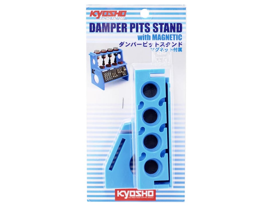 よみる Kyosho Shock Absorber Holder w/Magnetic Strip (Blue) [KYO36218