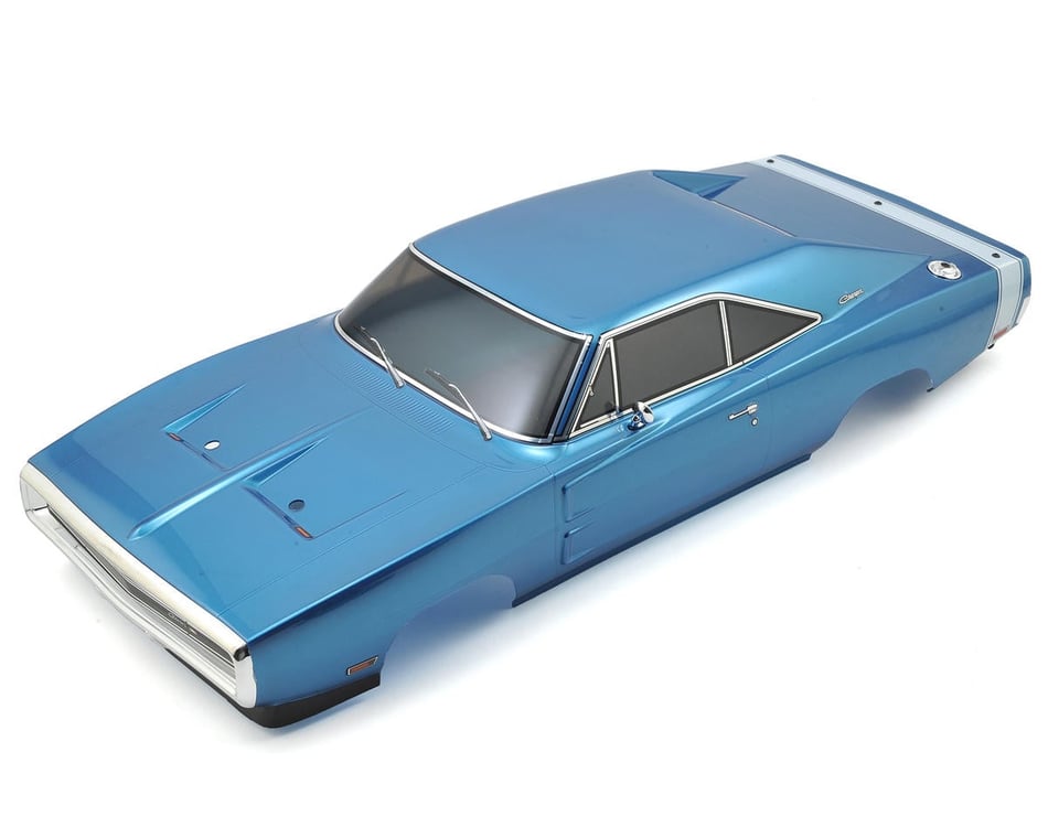 ホビーラジコン 1970cuda Kyosho 200mm Complete Dodge 1970 Charger Body Set (Blue