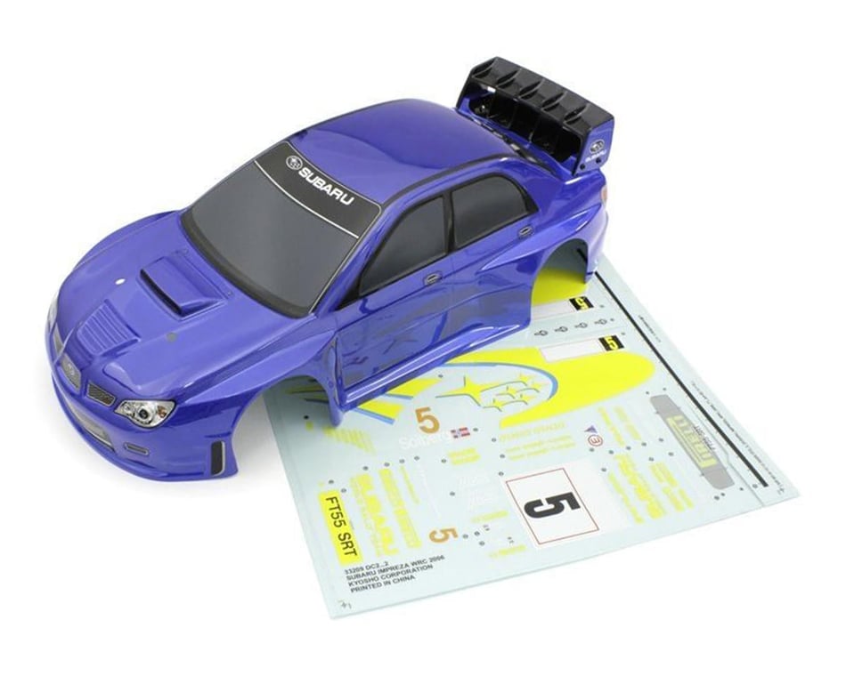 スポーツ・フィットネス SUBARU WRC FANCLUB 2006 DVD Kyosho 2006 Subaru Impreza WRC Body Set (Clear) [KYOFAB609