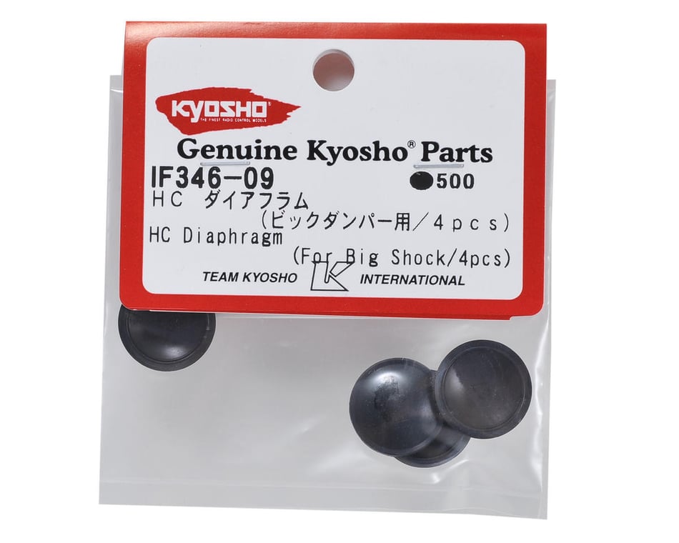 4pcs IF346-09 Genuine Kyosho Parts HC Diaphragm for BigBore Shocks