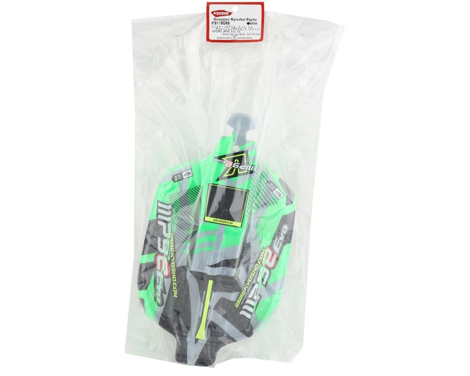 Kyosho MP9e EVO V2 Pre-Painted Lexan Body (Green) [KYOIFB118GRB