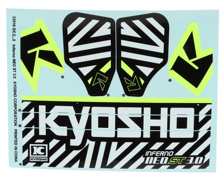 Kyosho Inferno NEO ST Race Spec 3.0 Body Set (Clear) [KYOISB101C