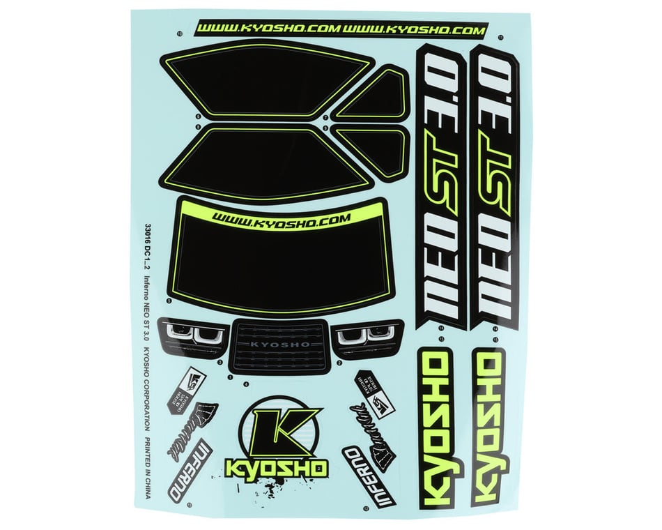 Kyosho Inferno NEO ST Race Spec 3.0 Body Set (Clear) [KYOISB101C