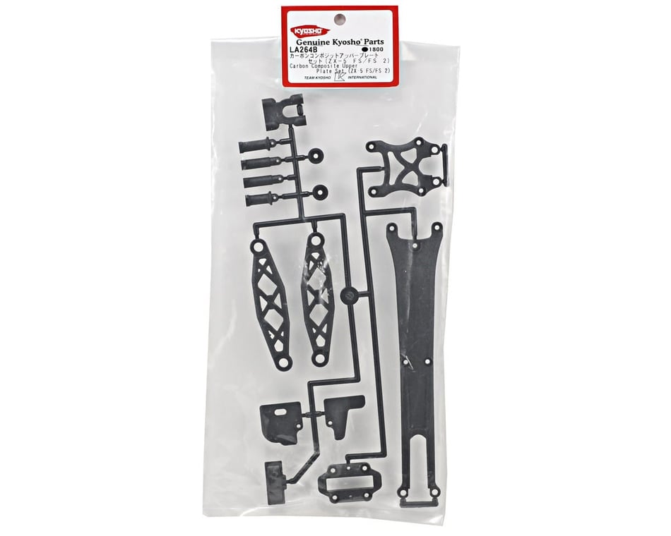 Kyosho Carbon Composite Upper Plate Set (ZX-5 FS2) [KYOLA264B