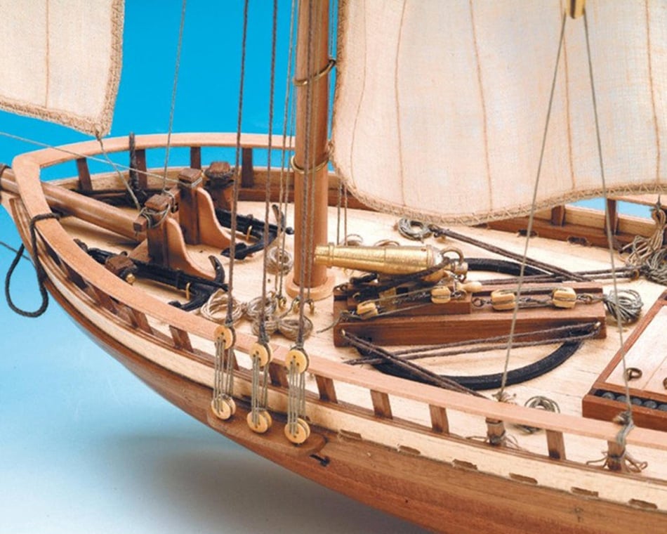 My First Wood Model Ship - Artesania Latina Virginia 1819 : r/modelmakers