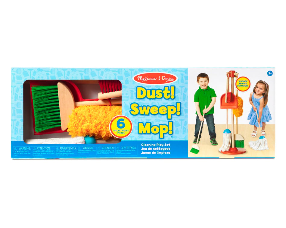 メルール　MELUR THE HAPPY MELUR TOWN BOXセット Melissa & Doug Dust! Sweep! Mop! Cleaning Play Set [LCI8600