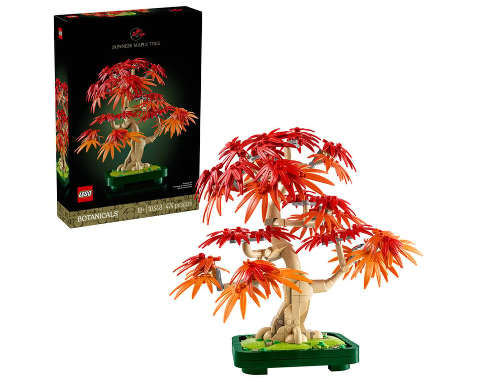 LEGO Botanicals Japanese Red Maple Bonsai Tree Set [LEG10348] - HobbyTown