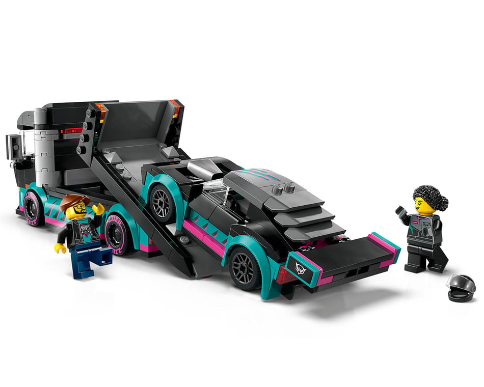 LEGO City Race Car And Car Carrier Truck Set [LEG60406] - HobbyTown