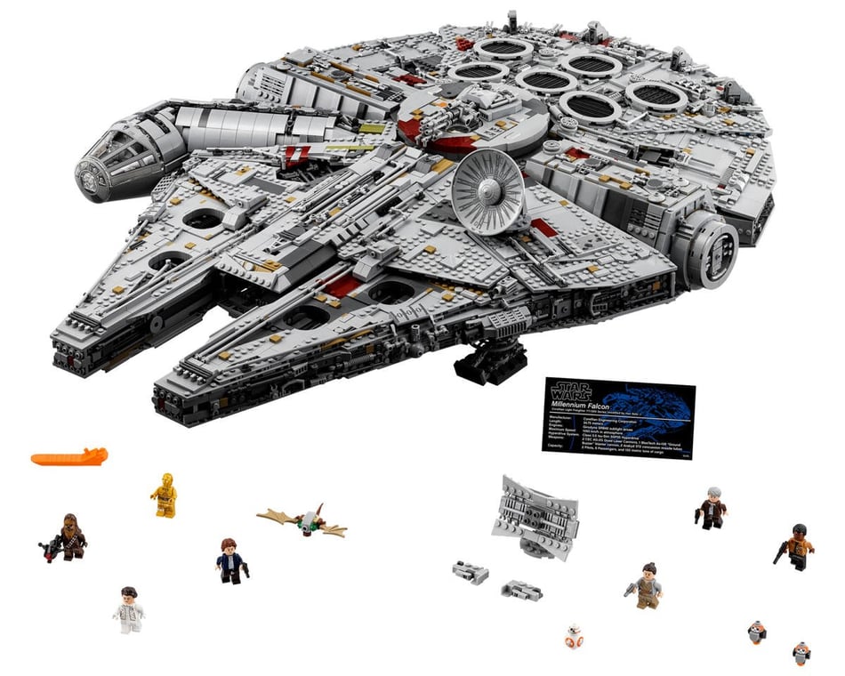 Lego millennium falcon online box