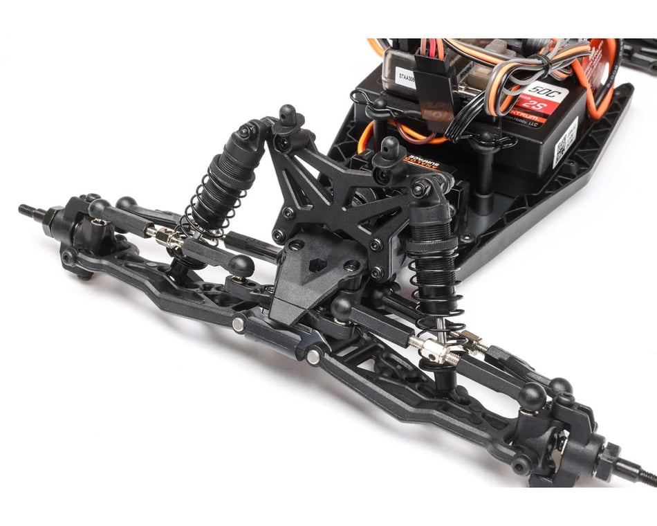 Losi Mini-T 2.0 V2 1/18 RTR 2WD Brushless Stadium Truck (Red) [LOS