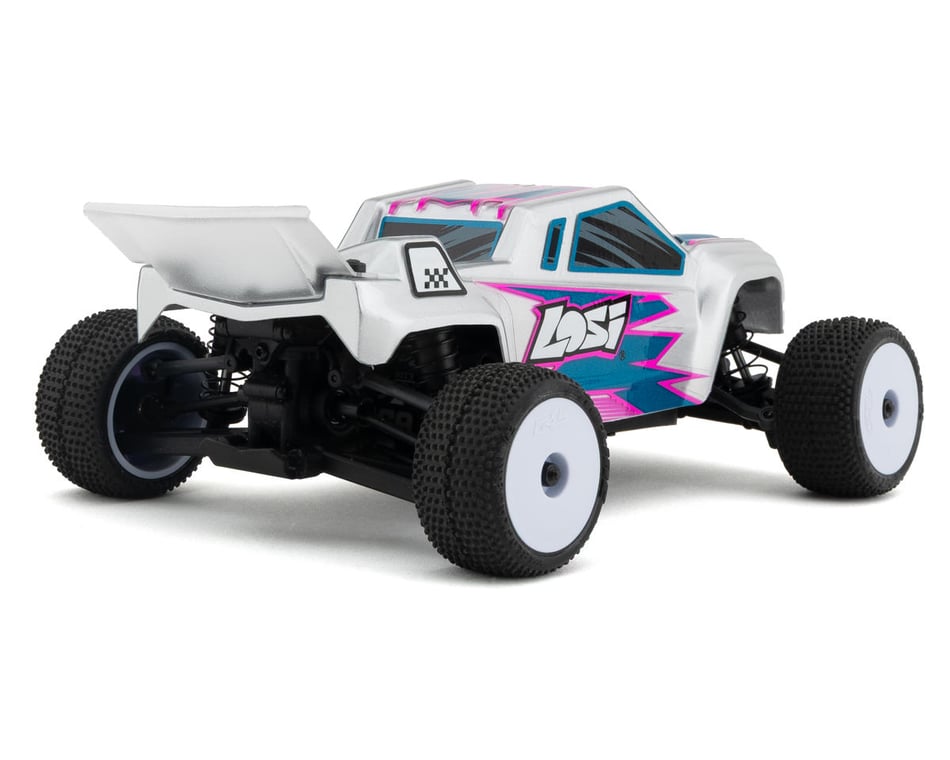 Losi Micro-T 1/28 RTR 2WD Stadium Truck (Silver) [LOS-1392T2