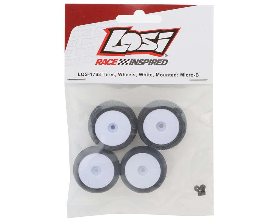 LOSI PNEUMATICI MONTATI SU CERCHI GIALLI - LOS-1762 – D.P Modellismo
