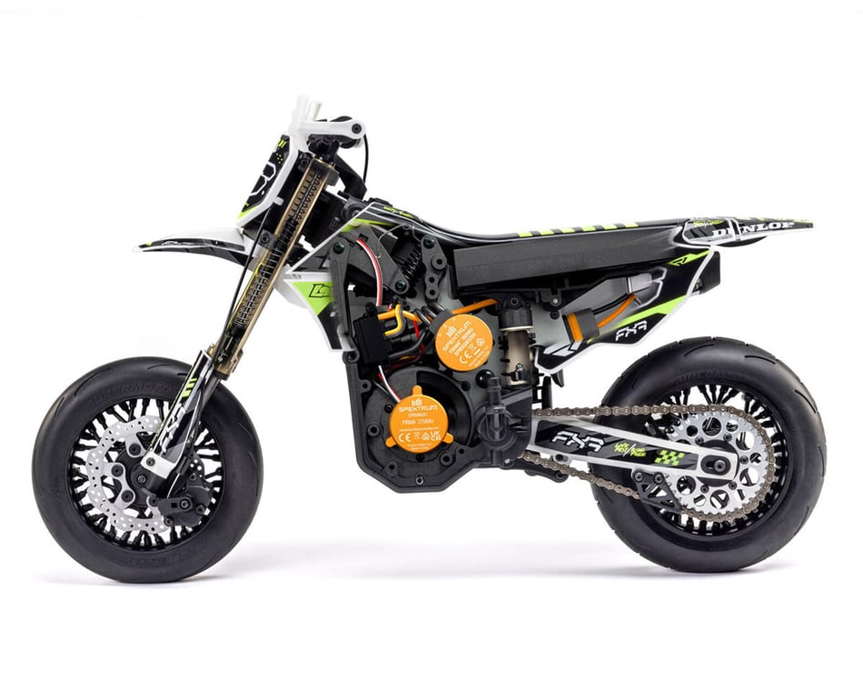 Losi Promoto-SM FXR Supermoto RTR 1/4 Brushless Motorcycle (White