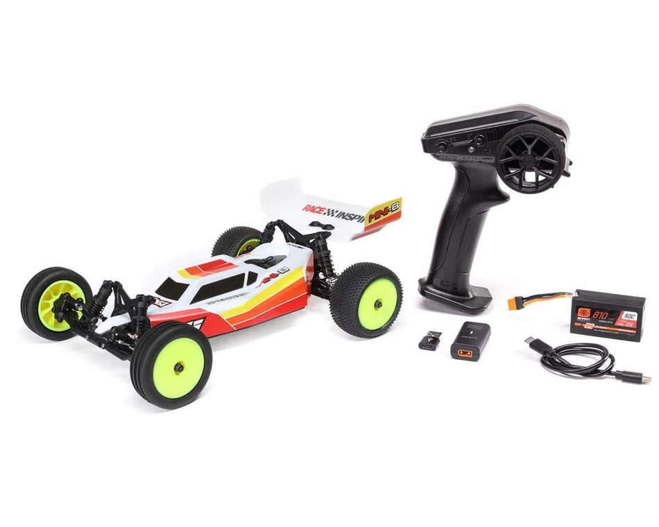 Losi Mini-B 1/16 RTR Brushless 2WD Buggy (Red) w/2.4GHz Radio, Battery &  Charger