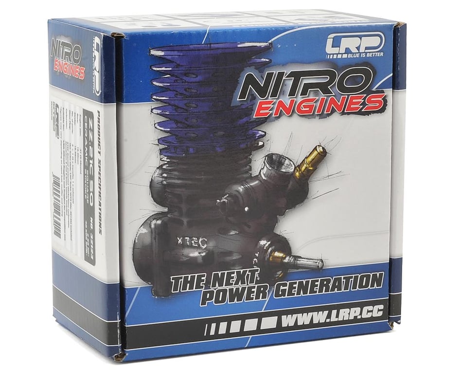 LRP ZZ.21c Ceramic .21 Square Stroke Nitro Engine (Turbo Plug
