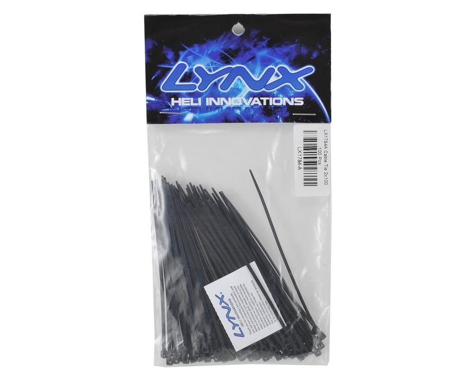 Lynx Heli Cable Tie (2x100mm) (100) [LYX1784] - HobbyTown