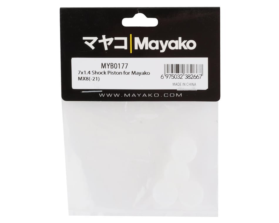 Mayako MX8 Shock Piston (4) (7x1.4mm)