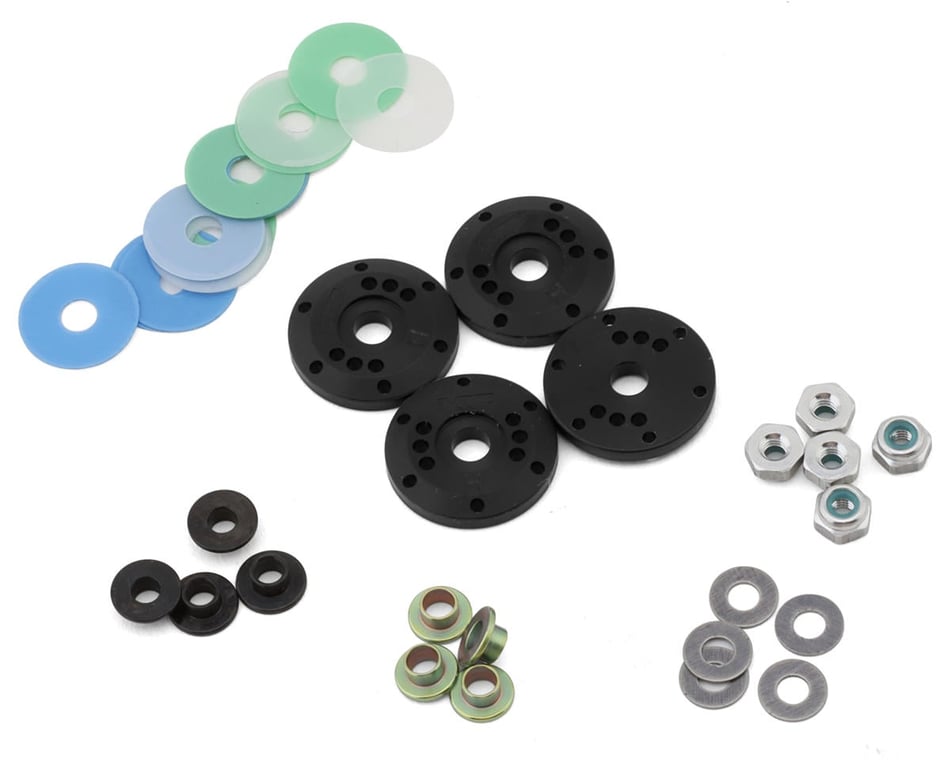 MIP 1/8 Bypass1 Hi-Flow Tapered Shock Piston Kit (4) (6-Hole x 1.3