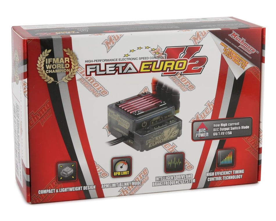 Muchmore FLETA Euro V2 Brushless ESC (Black)