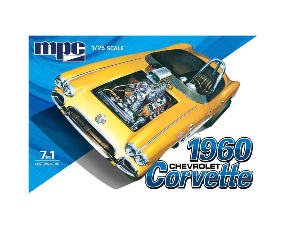 Round 2 MPC 1/25 1960 Chevy Corvette 7-in-1, Model Kit [MPC1002