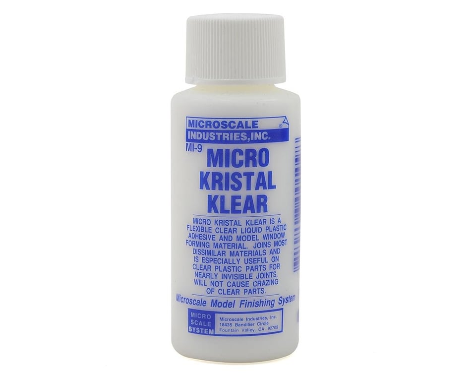 Microscale Industries Micro Kristal Klear Clear Liquid Plastic Adhesive  (1oz) [MSIMI9] - HobbyTown