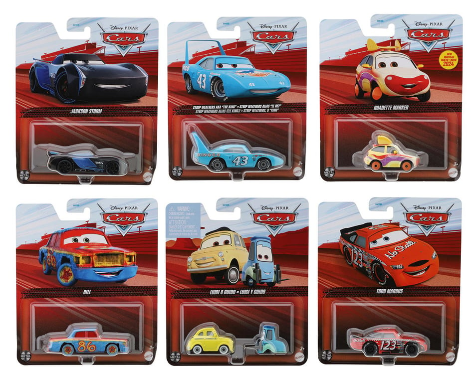 Disney Pixar Cars Carbon 2024 Speed Diecast Car 4-Pack