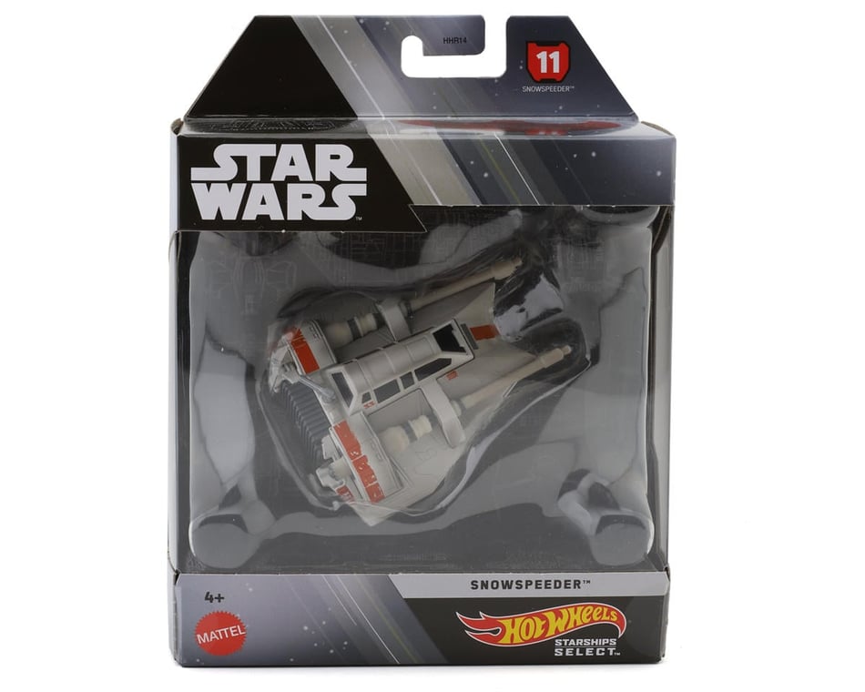 Hot Wheels Star Wars Starships Select - HMJ01 - Vaisseau Spatiale en métal 1/50 - X-Wing Fighter (Red Three