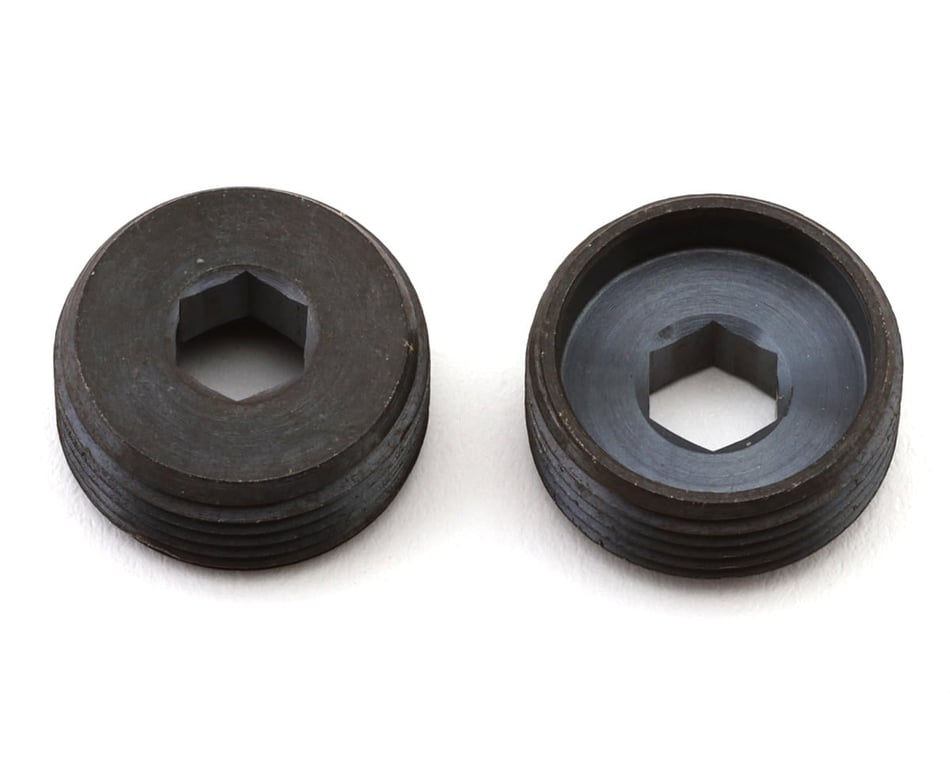 Mugen Seiki MBX Steel Kingpin Ball Adjusting Nuts (2) [MUGE2124A